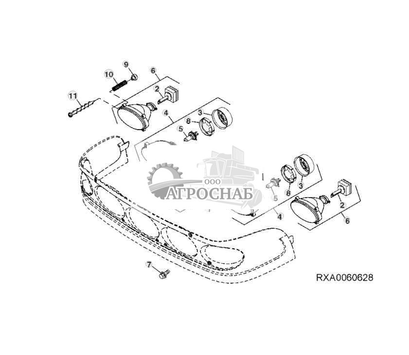 СТАНДАРТНОЕ ОСВЕЩЕНИЕ КАПОТА 